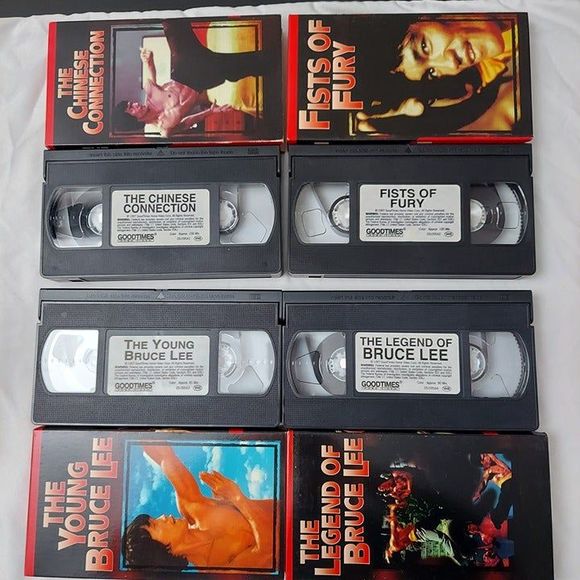 The Legend of Bruce Lee Collectors Series 5 Tape Box Set VHS 1997 EUC - Picture 7 of 10